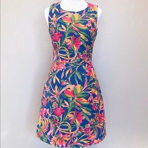 J.Crew Cotton Floral Shift Dress Sleeveless